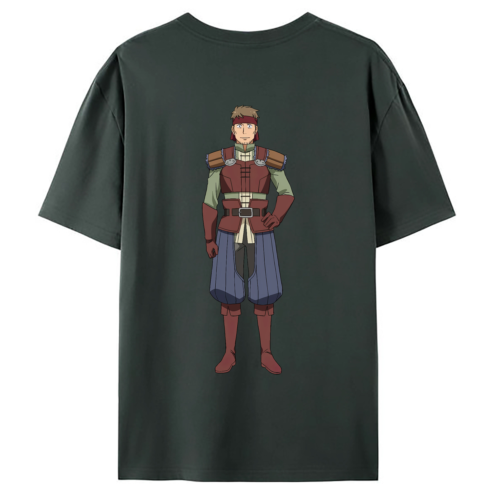 （画像用） 転スラ Regarding Reincarnated to Slime 綿100％ メンズ半袖Tシャツ（バックプリント） 通気性